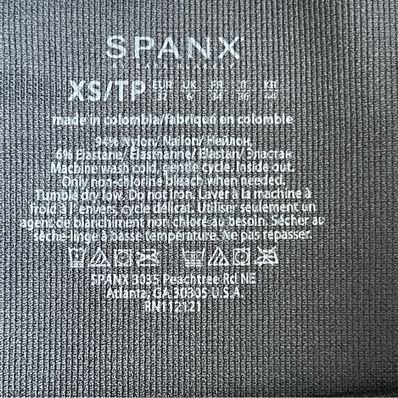 SPANX Look At Me Now Seamless Camo Green Leggings Women’s Size XS Shapes Flatter - Picture 9 of 10